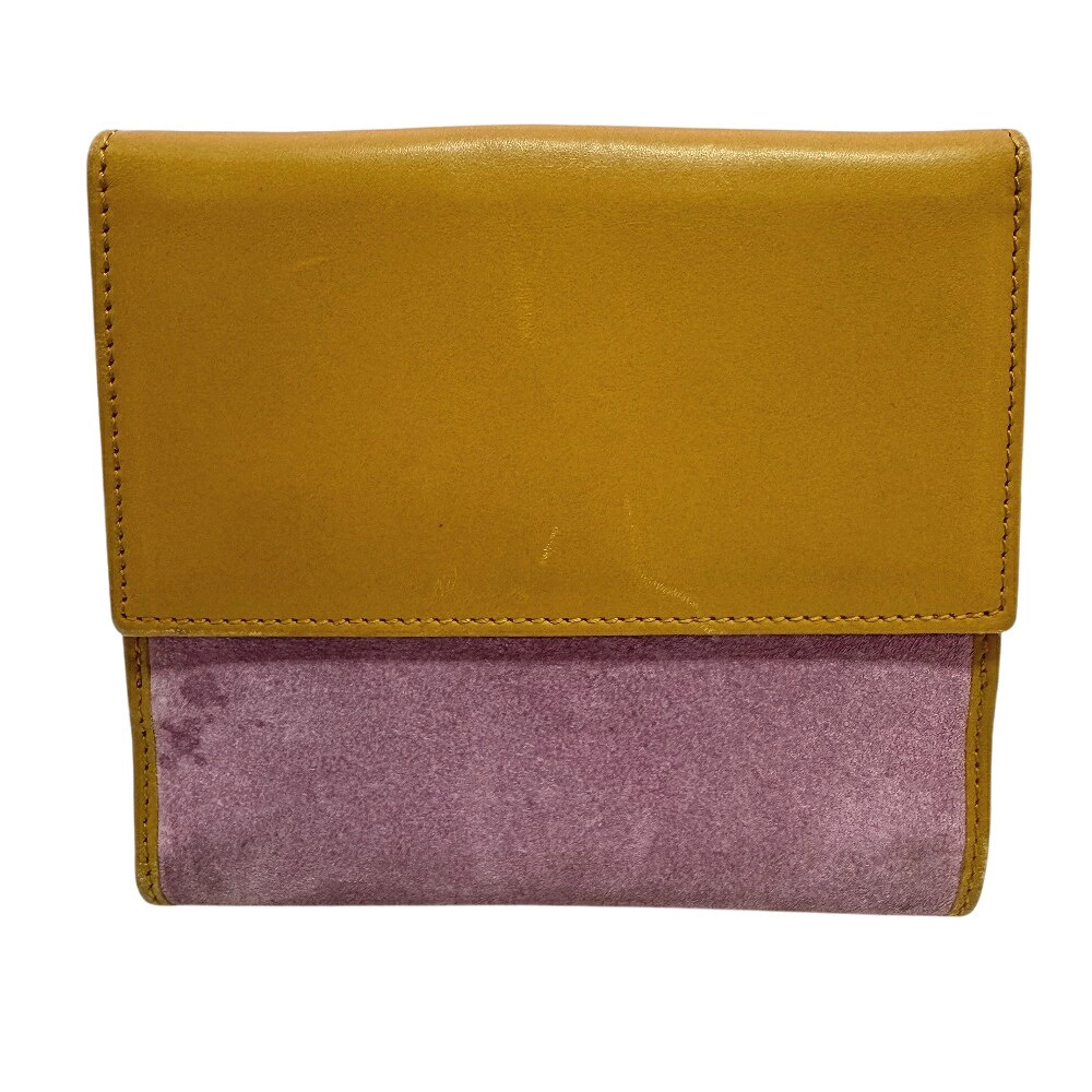 GUCCI Jackie Bi fold Wallet Double Snap Closure Purple coin wallet Purse - Picture 3 of 4